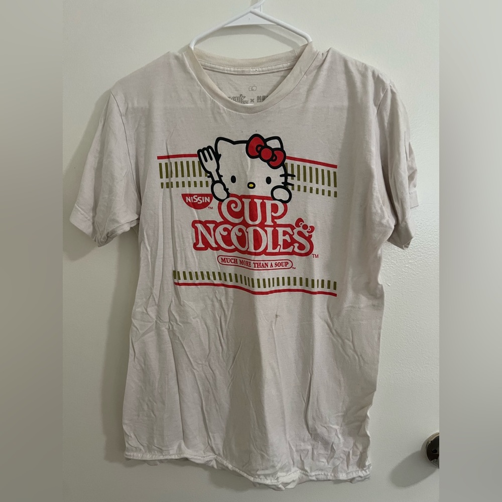 Hello kitty cup of noodle t-shirt